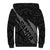 Polynesian Samoa Sherpa Hoodie with Coat Of Arms Claws Style - Black LT6 - Polynesian Pride