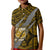 Polynesian Samoa Kid Polo Shirt with Coat Of Arms Claws Style - Gold LT6 Kid Gold - Polynesian Pride