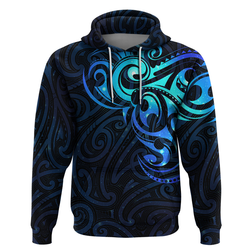 Matariki New Zealand Hoodie - Maori New Year Galaxy Sky Blue LT6 blue - Polynesian Pride