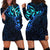 Matariki New Zealand Hoodie Dress Maori New Year Galaxy Sky Blue LT6 - Polynesian Pride