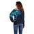 Matariki New Zealand Off Shoulder Sweater Maori New Year Galaxy Sky Blue LT6 - Polynesian Pride