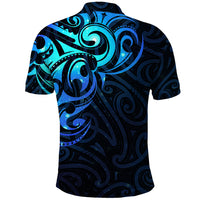 Matariki New Zealand Polo Shirt - Maori New Year - Galaxy Sky - Blue - LT6 - Polynesian Pride