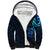 Matariki New Zealand Sherpa Hoodie Maori New Year Galaxy Sky Blue LT6 Unisex blue - Polynesian Pride