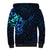 Matariki New Zealand Sherpa Hoodie Maori New Year Galaxy Sky Blue LT6 - Polynesian Pride