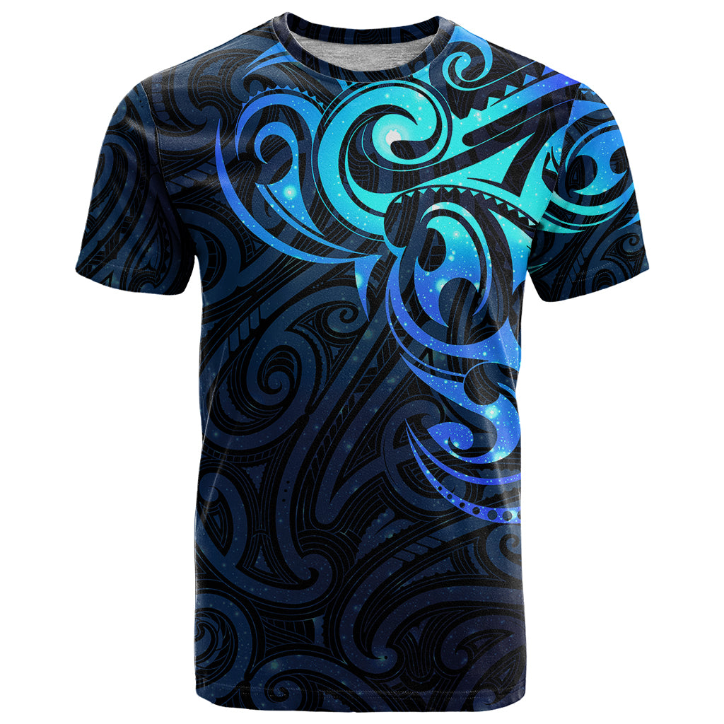 Matariki New Zealand T Shirt Maori New Year Galaxy Sky Blue LT6 blue - Polynesian Pride