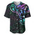 Matariki New Zealand Baseball Jersey Maori New Year Galaxy Sky Green LT6 Green - Polynesian Pride