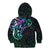 Matariki New Zealand Kid Hoodie Maori New Year Galaxy Sky Green LT6 - Polynesian Pride