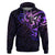 New Zealand Hoodie Maori Matariki Galaxy Sky Purple LT6 Purple - Polynesian Pride