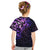 New Zealand Kid T Shirt Maori Matariki Galaxy Sky Purple LT6 - Polynesian Pride