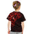 New Zealand Kid T Shirt Maori Matariki Galaxy Sky Red LT6 - Polynesian Pride