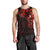 New Zealand Men Tank Top Maori Matariki Galaxy Sky Red LT6 - Polynesian Pride