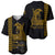 Custom Hawaii Baseball Jersey King Kamehameha Day - Gold LT6 - Polynesian Pride