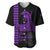 Custom Hawaii Baseball Jersey King Kamehameha Day - Purple LT6 Purple - Polynesian Pride