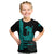 Custom Hawaii Kid T Shirt King Kamehameha Day - Green LT6 Green - Polynesian Pride