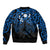 Matariki New Zealand Bomber Jacket Maori New Year Blue LT6 - Polynesian Pride