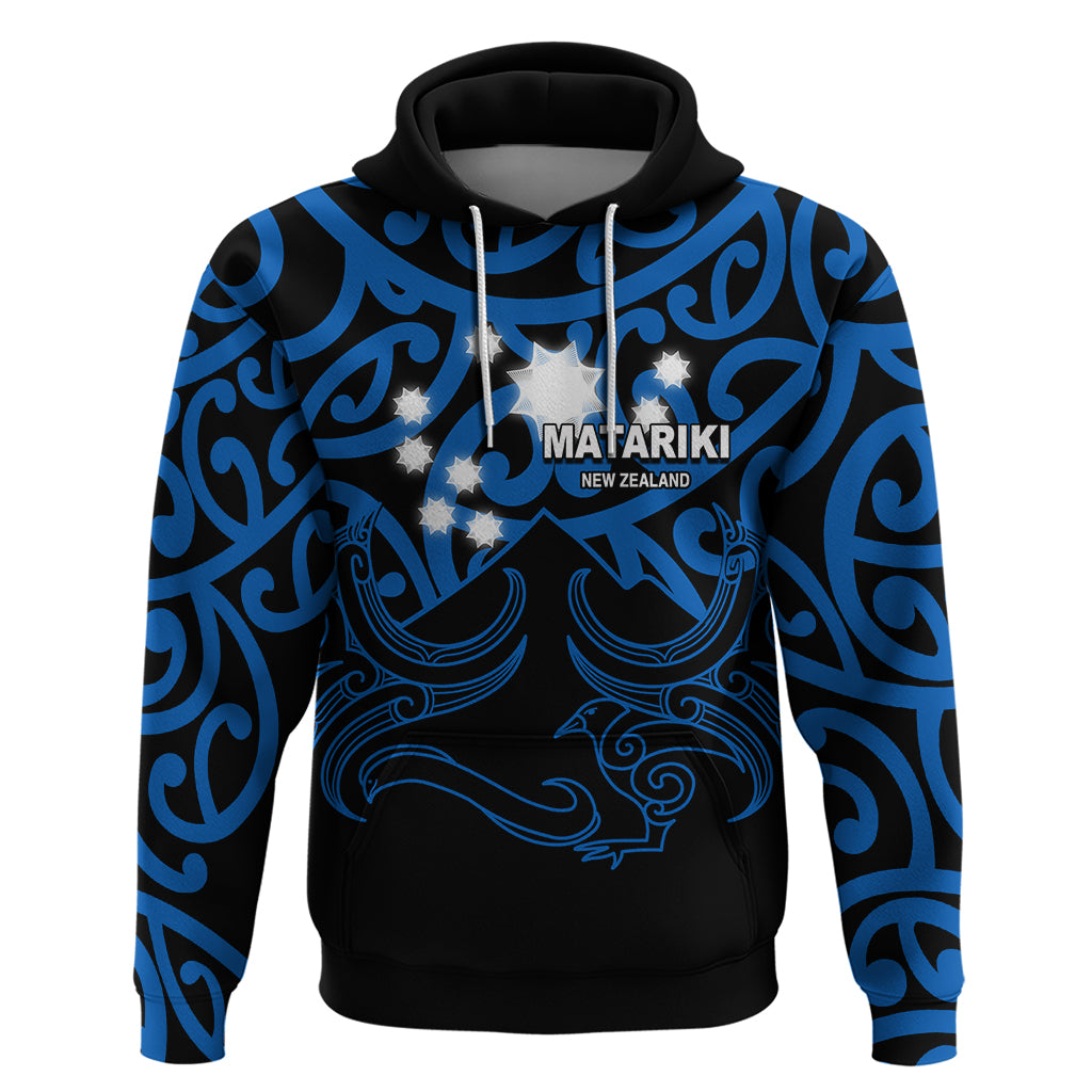 Matariki New Zealand Hoodie Maori New Year Blue LT6 Blue - Polynesian Pride