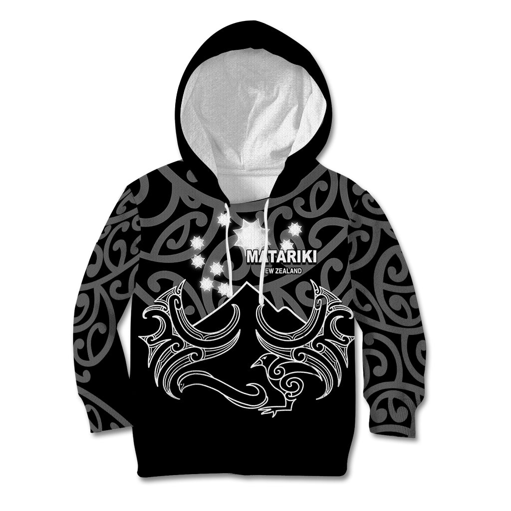 Matariki New Zealand Kid Hoodie Maori New Year White LT6 Hoodie White - Polynesian Pride