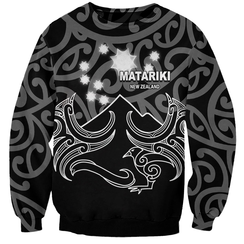 Matariki New Zealand Sweatshirt Maori New Year White LT6 Unisex White - Polynesian Pride