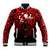 Matariki New Zealand Baseball Jacket Maori New Year Red LT6 Unisex Red - Polynesian Pride