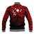 Matariki New Zealand Baseball Jacket Maori New Year Red LT6 - Polynesian Pride