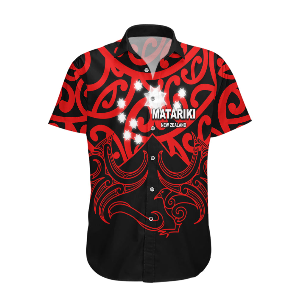 Matariki New Zealand Hawaiian Shirt Maori New Year Red LT6 Red - Polynesian Pride