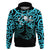 Matariki New Zealand Hoodie Maori New Year Light Blue LT6 Blue - Polynesian Pride