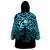 Matariki New Zealand Wearable Blanket Hoodie Maori New Year Light Blue LT6 - Polynesian Pride