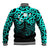 Matariki New Zealand Baseball Jacket Maori New Year Turquoise LT6 - Polynesian Pride