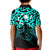 Matariki New Zealand Kid Polo Shirt Maori New Year Turquoise LT6 - Polynesian Pride