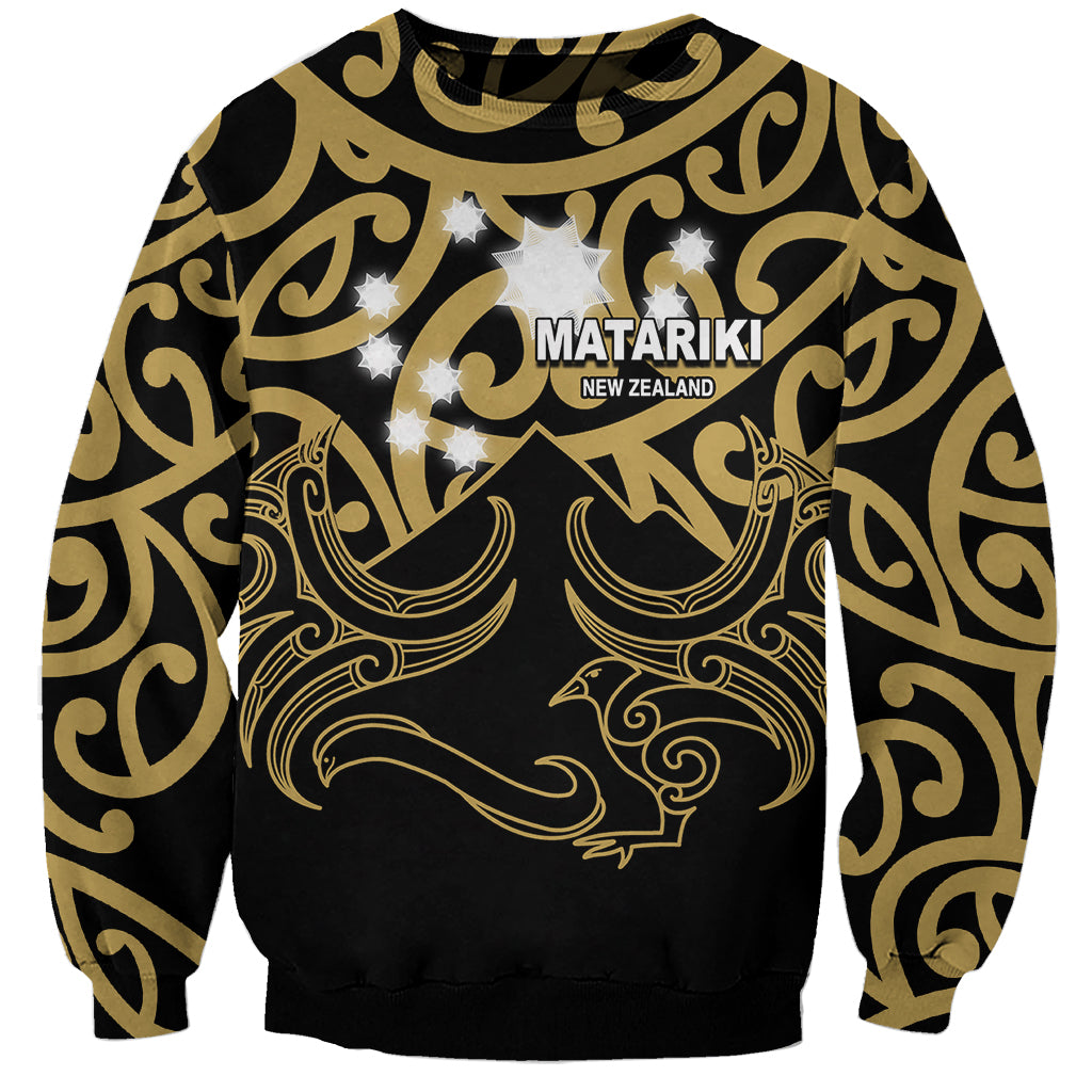 Matariki New Zealand Sweatshirt Maori New Year Gold LT6 Unisex Gold - Polynesian Pride