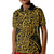 New Zealand Kid Polo Shirt Maori Pattern Gold LT6 Kid Gold - Polynesian Pride