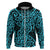 New Zealand Hoodie Maori Pattern Light Blue LT6 - Polynesian Pride