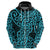 New Zealand Hoodie Maori Pattern Light Blue LT6 - Polynesian Pride