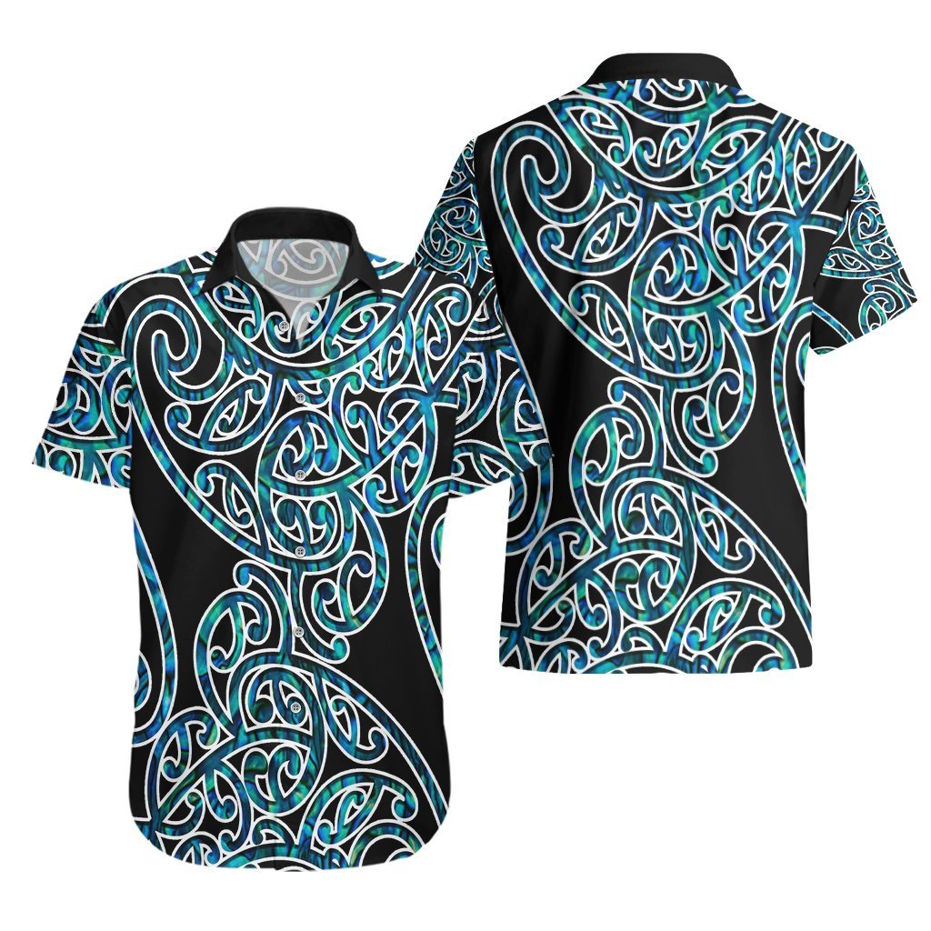 New Zealand Hawaiian Shirt Maori Pattern Papua Shell LT6 - Polynesian Pride