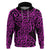 New Zealand Hoodie Maori Pattern Purple LT6 Purple - Polynesian Pride