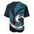 New Zealand Baseball Jersey Maori With Silver Fern Papua Shell Green Ver.2 LT6 - Polynesian Pride