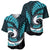 New Zealand Baseball Jersey Maori With Silver Fern Light Blue LT6 - Polynesian Pride