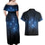 Matariki Te Tau Hou Māori Couples Matching Off Shoulder Maxi Dress and Hawaiian Shirt New Zealand Starry Sky