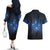 Matariki Te Tau Hou Māori Couples Matching Off The Shoulder Long Sleeve Dress and Hawaiian Shirt New Zealand Starry Sky