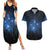 Matariki Te Tau Hou Māori Couples Matching Summer Maxi Dress and Hawaiian Shirt New Zealand Starry Sky