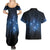 Matariki Te Tau Hou Māori Couples Matching Summer Maxi Dress and Hawaiian Shirt New Zealand Starry Sky