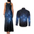 Matariki Te Tau Hou Māori Couples Matching Tank Maxi Dress and Long Sleeve Button Shirt New Zealand Starry Sky