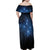 Matariki Te Tau Hou Māori Family Matching Off Shoulder Maxi Dress and Hawaiian Shirt New Zealand Starry Sky