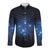 Matariki Te Tau Hou Māori Long Sleeve Button Shirt New Zealand Starry Sky