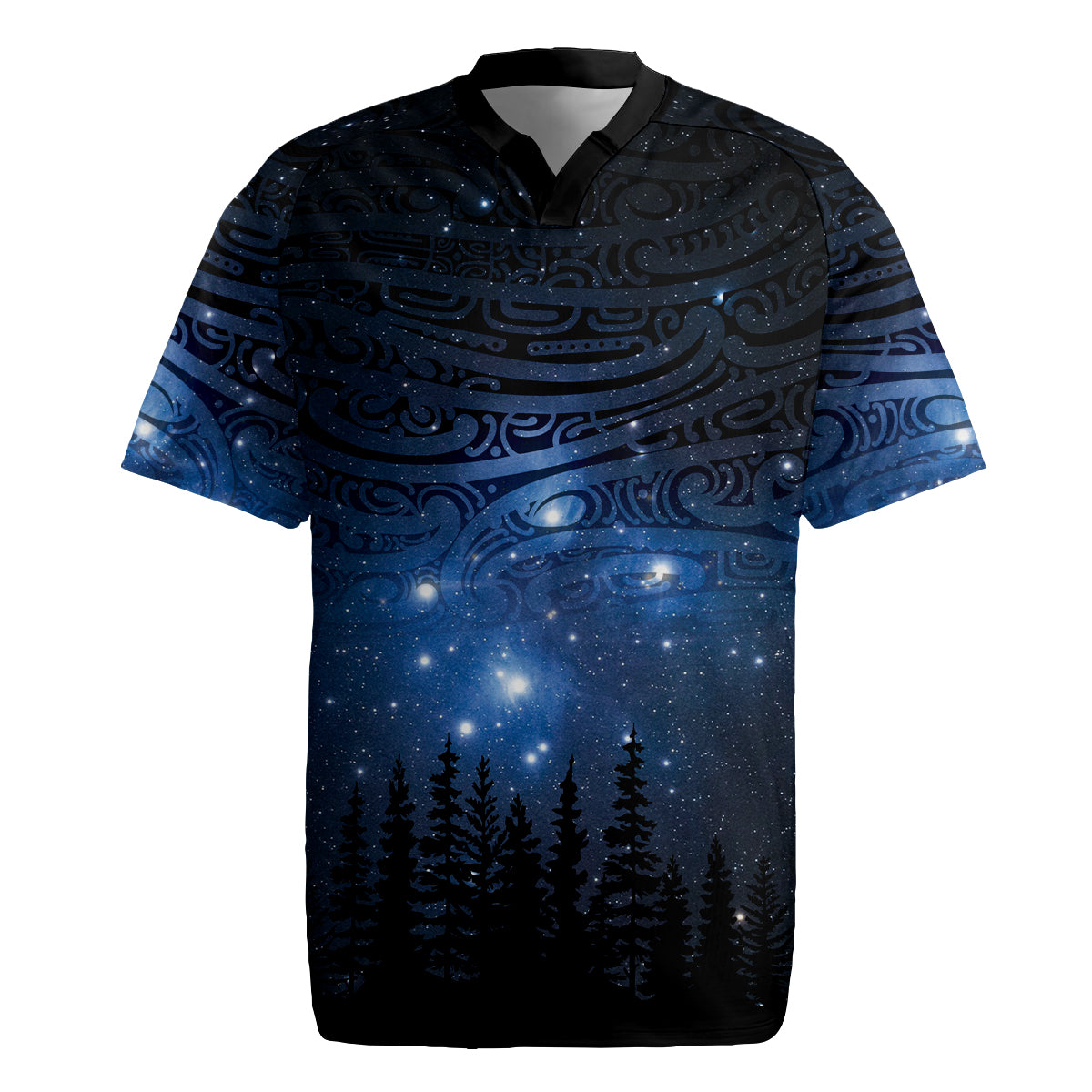 Matariki Te Tau Hou Māori Rugby Jersey New Zealand Starry Sky LT7 Galaxy - Polynesian Pride