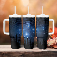 Matariki Te Tau Hou Māori Tumbler With Handle New Zealand Starry Sky LT7 - Polynesian Pride