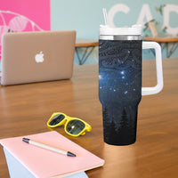 Matariki Te Tau Hou Māori Tumbler With Handle New Zealand Starry Sky LT7 - Polynesian Pride