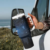 Matariki Te Tau Hou Māori Tumbler With Handle New Zealand Starry Sky LT7 - Polynesian Pride