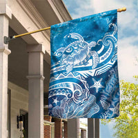 World Ocean Day Polynesian Pattern Garden Flag Crystal Waves LT7 House Flag Blue - Polynesian Pride