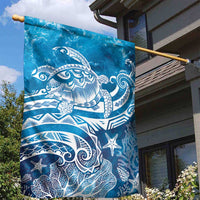World Ocean Day Polynesian Pattern Garden Flag Crystal Waves LT7 - Polynesian Pride